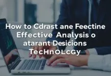 Teknolojide Önemli Kararların Hızlı ve Etkili Analizi Nasıl Yapılır? How to Conduct Fast and Effective Analysis of Important Decisions in Technology?